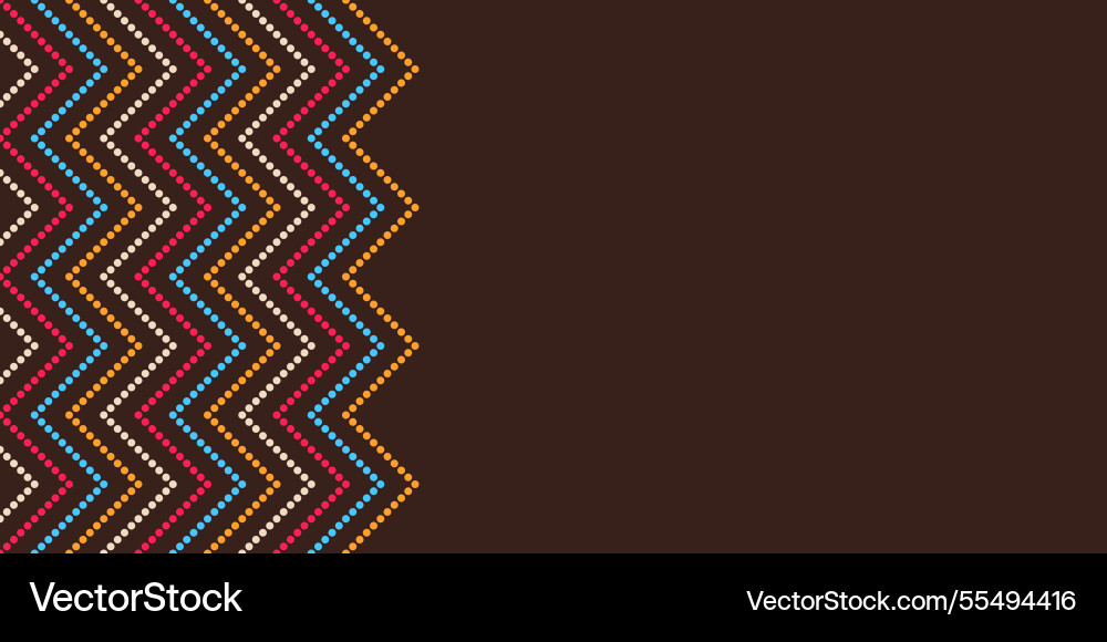 Abstract creative background web banner with zig Abstract creative background web banner with zig vector image
