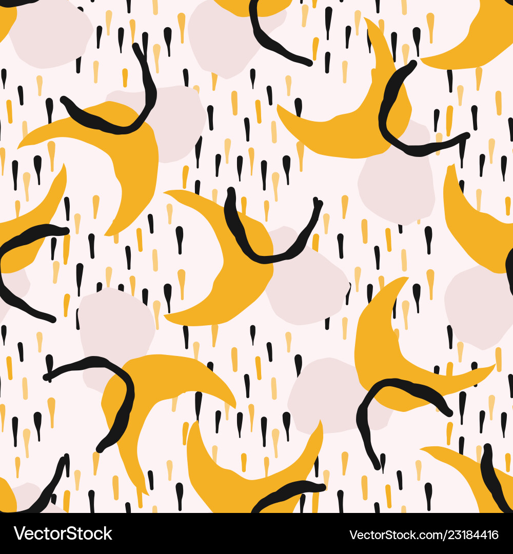 Abstract cutout shapes seamless pattern Abstract cutout shapes seamless pattern vector image