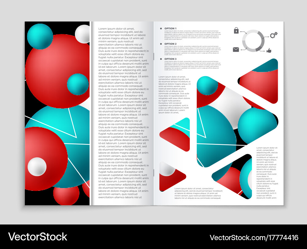 Abstract layout background set for art vector image