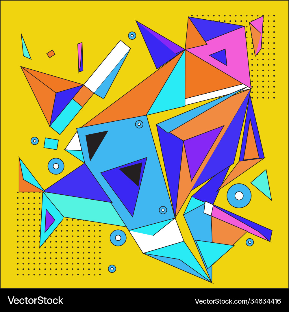 Abstract modern triangles background pattern Abstract modern triangles background pattern vector image