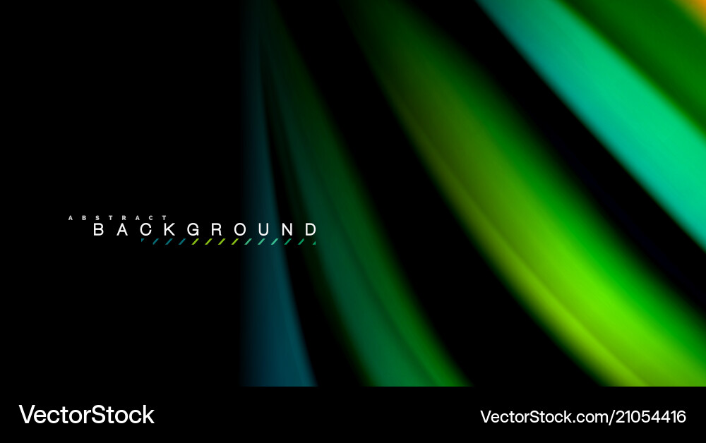 Blur color wave lines abstract background Vector Image