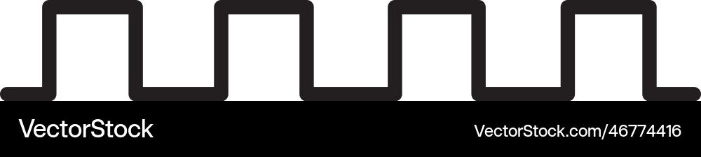 Border line geometric shape element horizontal Border line geometric shape element horizontal vector image