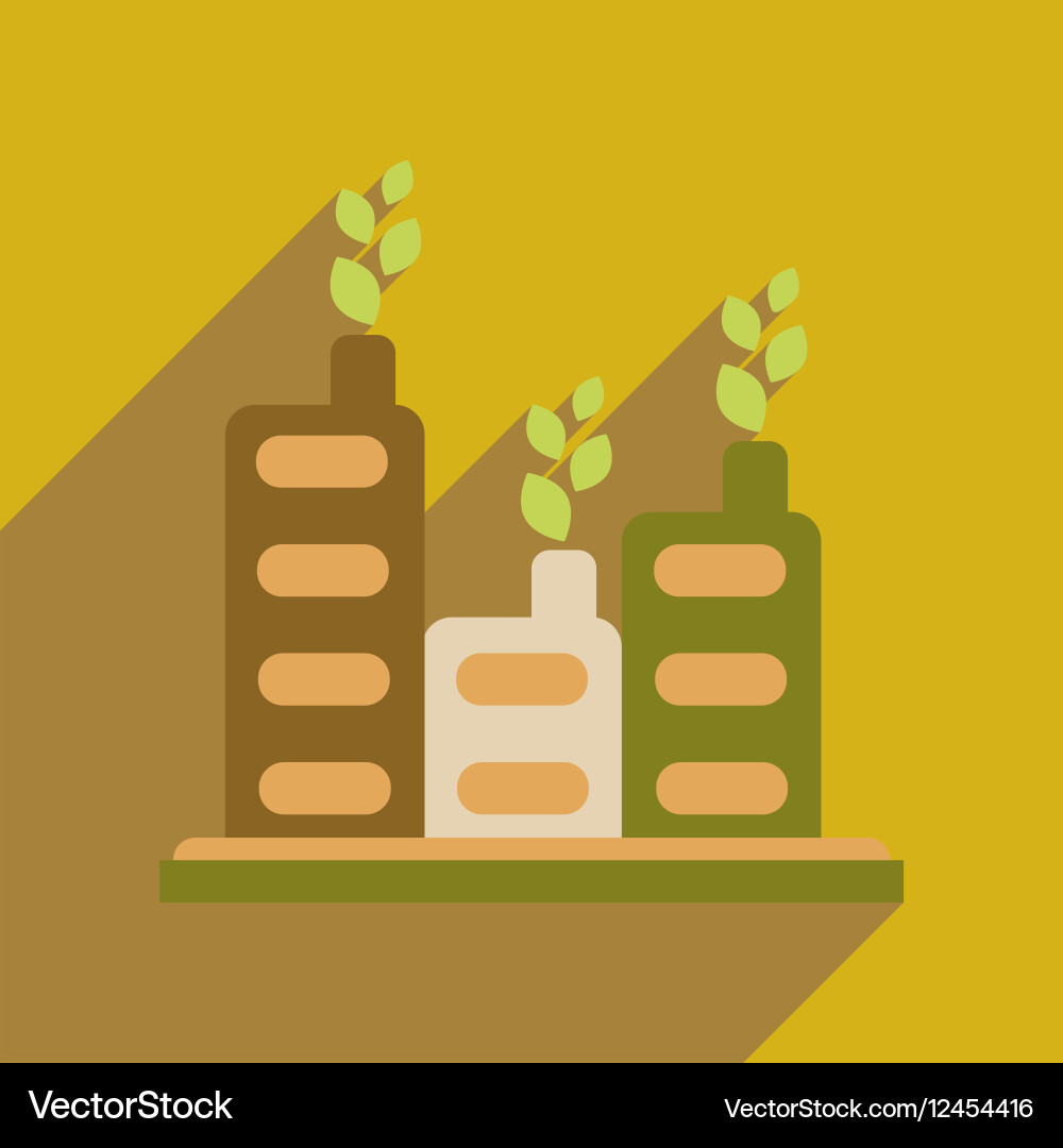 Flat web icon with long shadow vector image