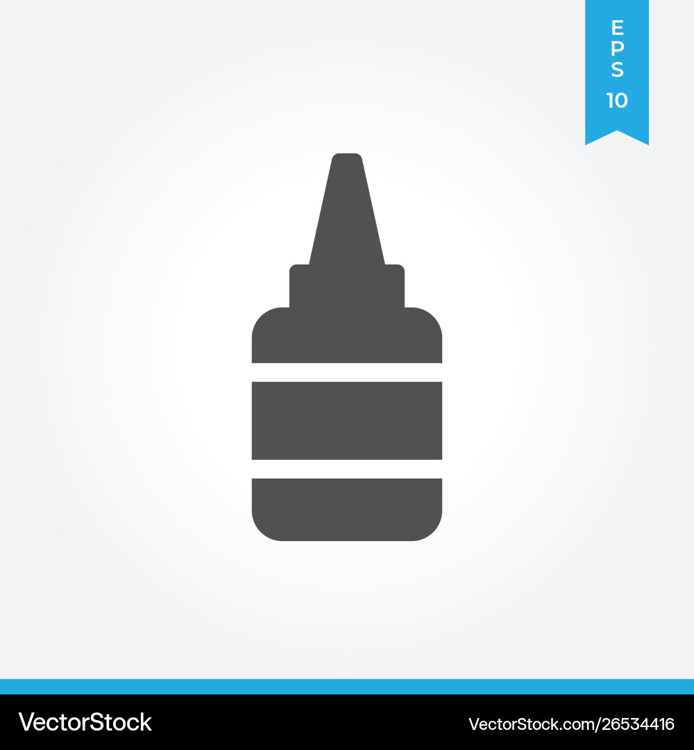 Glue icon simple sign for web site and mobile app Glue icon simple sign for web site and mobile app vector image