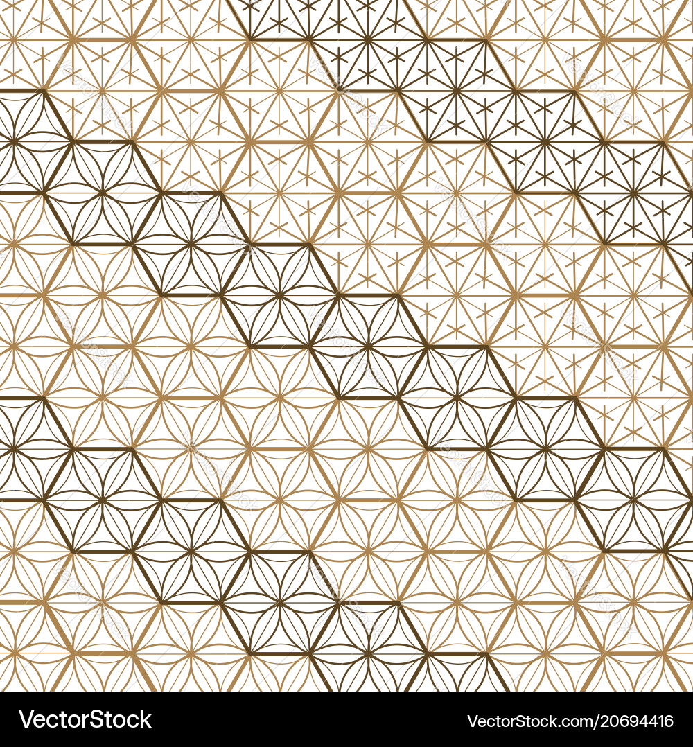Japanese gold background and pattern Royalty Free Vector