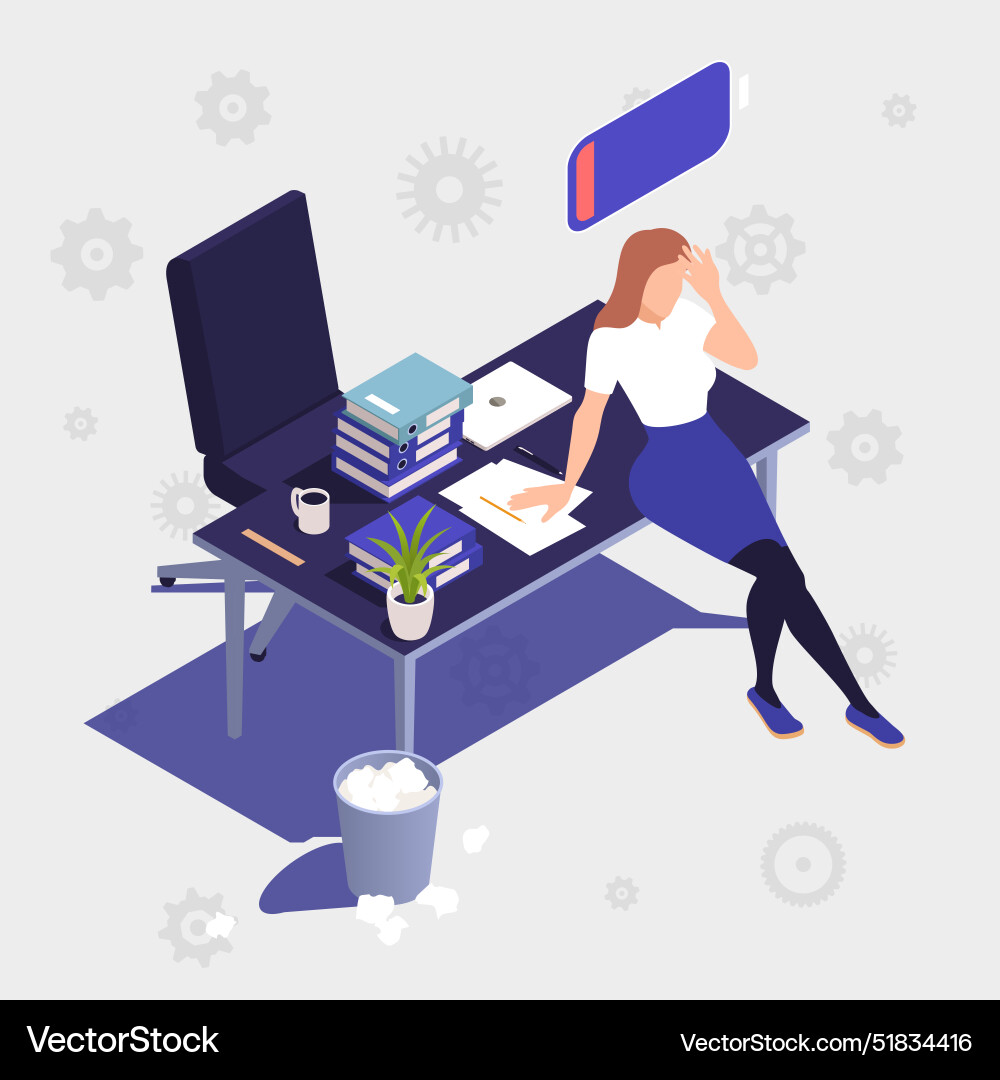 Office work environment teamworking performance Vector Image
