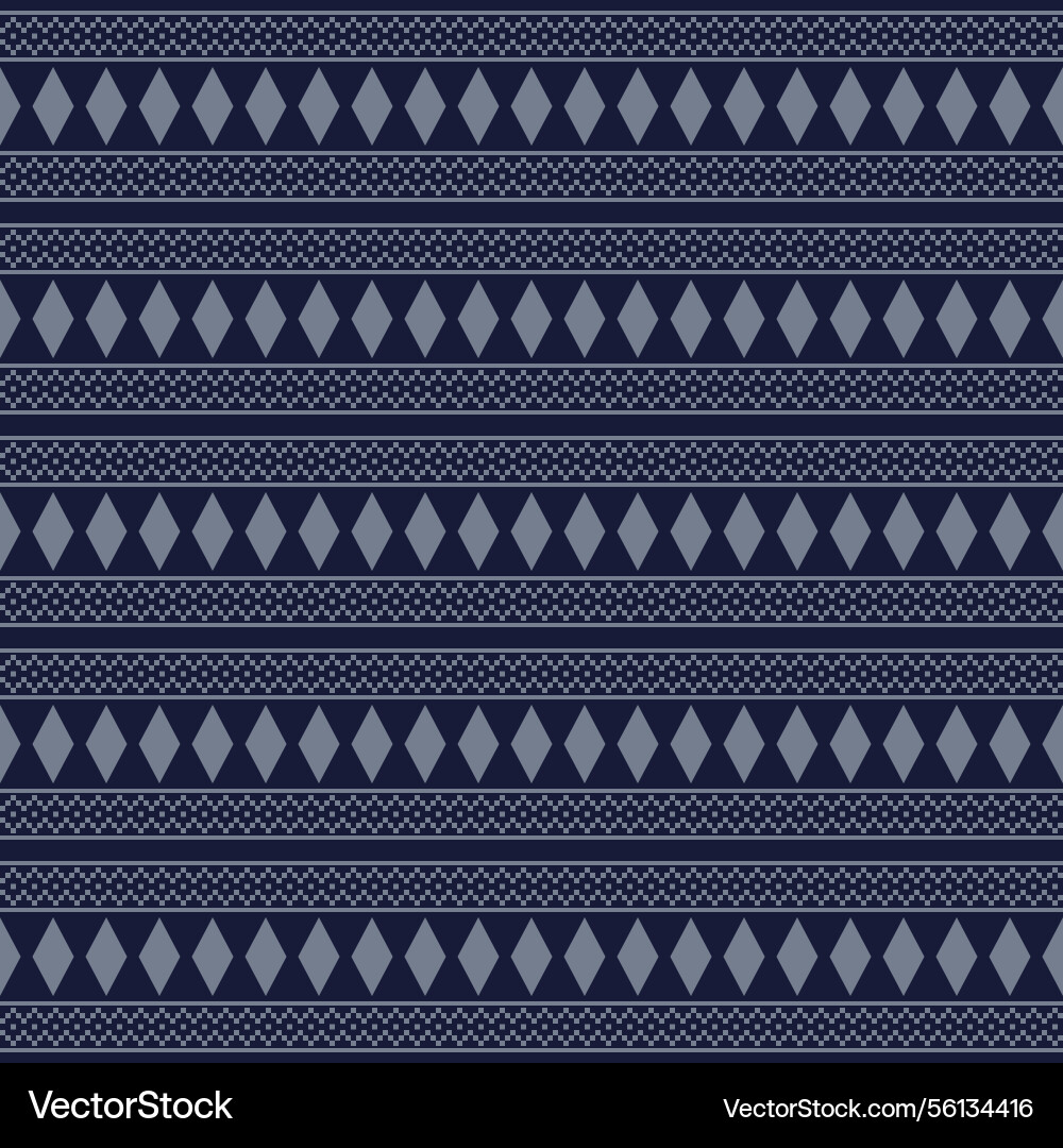 Seamless pattern of geometric elements abstract vector image