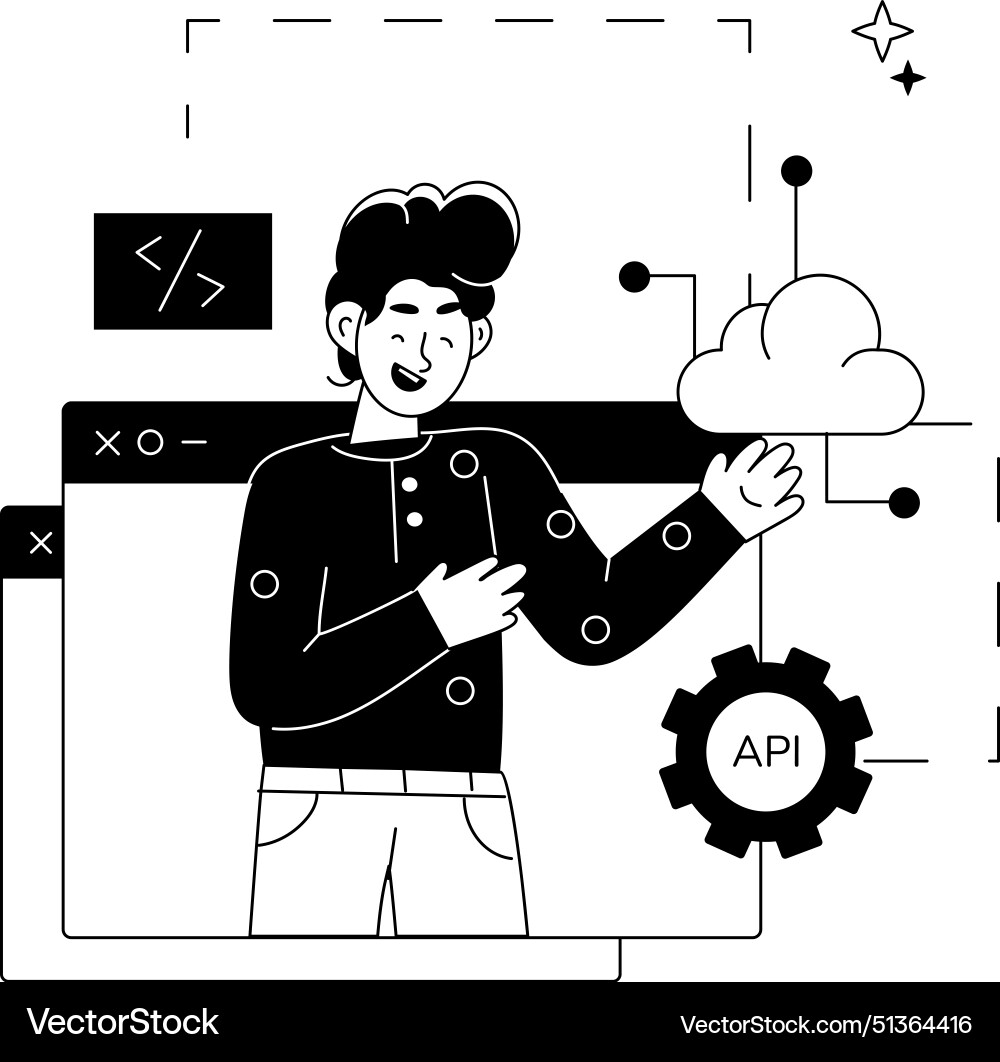 Web api vector image