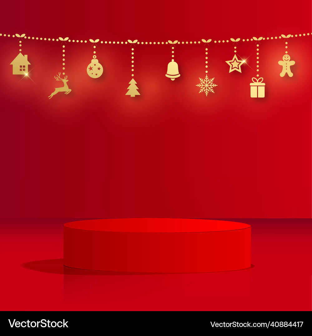 Abstract background with red color geometric 3d Abstract background with red color geometric 3d vector image