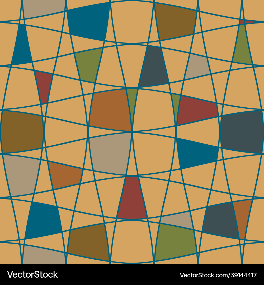 Abstract mosaic grid seamless pattern Abstract mosaic grid seamless pattern vector image