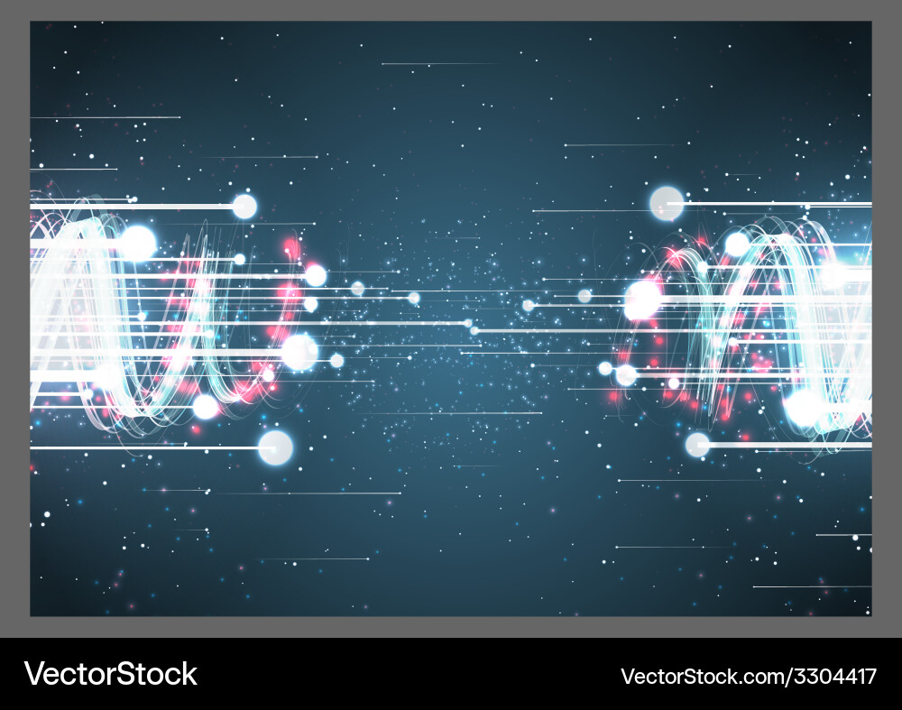 Abstract Network Connection Background vector image