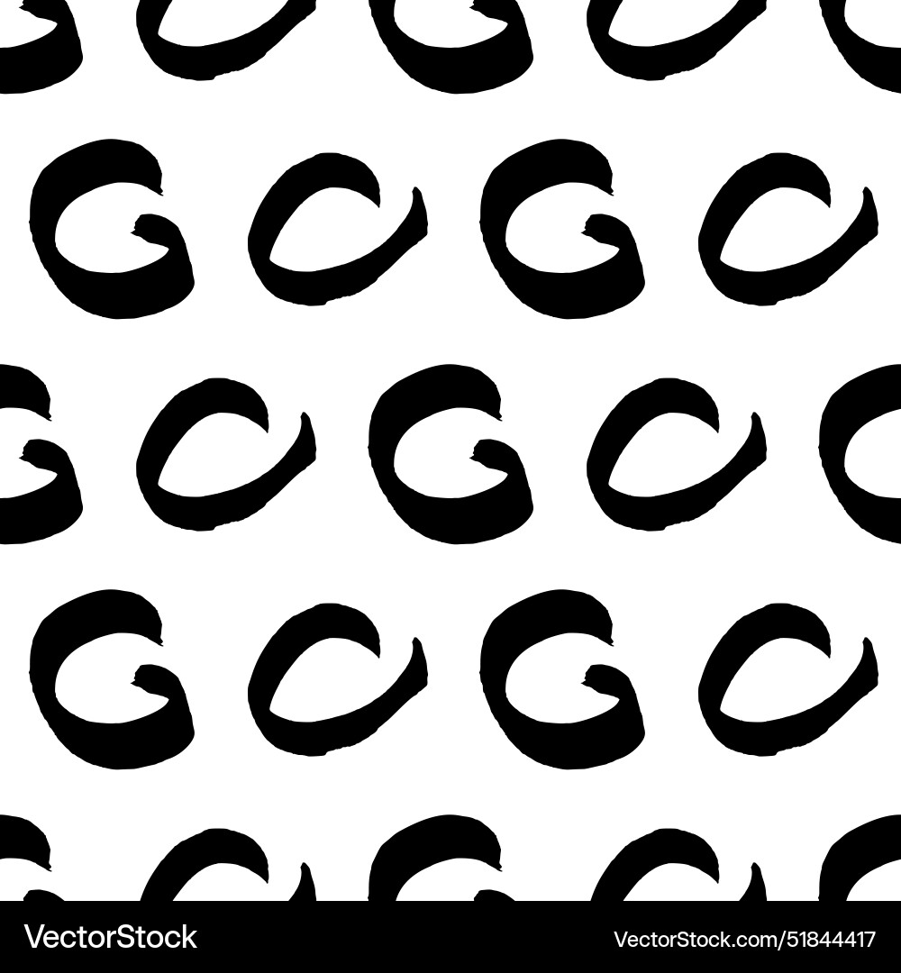 Seamless pattern with sketch circles shape Seamless pattern with sketch circles shape Vector Image