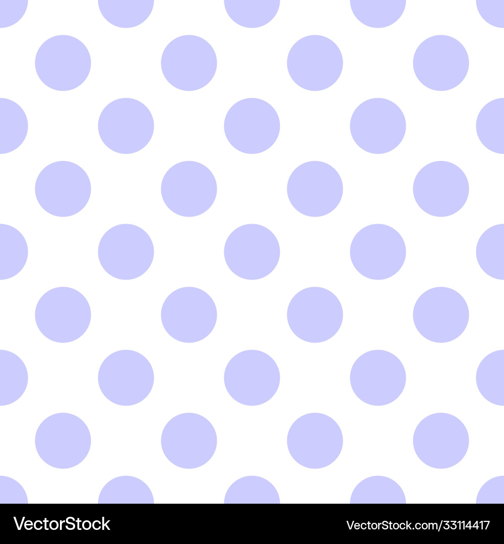 Tile pattern with pastel violet polka dots on whit Tile pattern with pastel violet polka dots on whit vector image