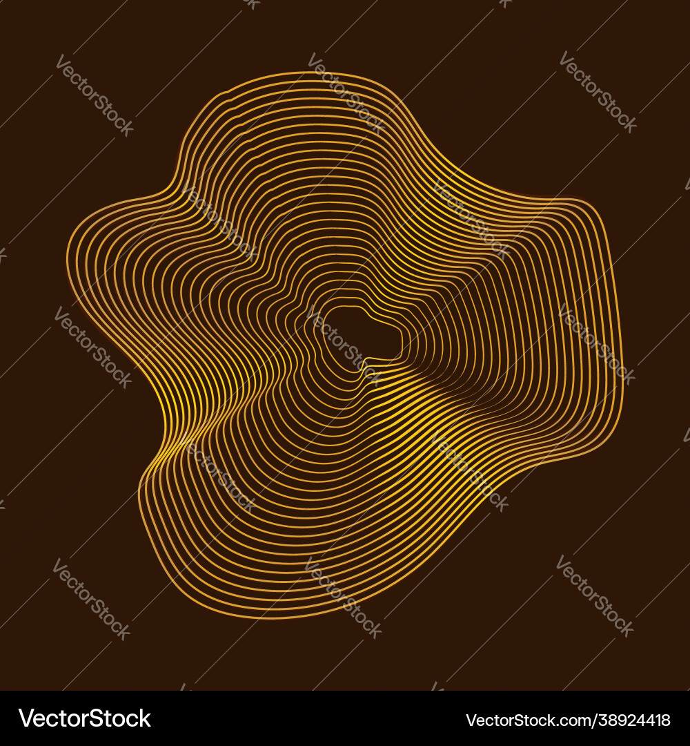 Abstract background with color wave design element vector image
