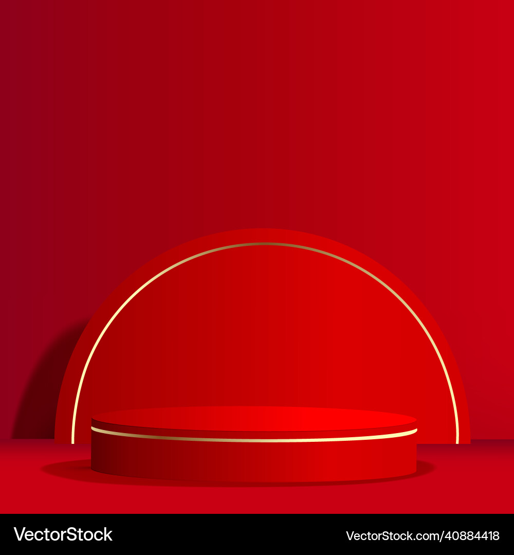 Abstract background with red color geometric 3d Abstract background with red color geometric 3d vector image