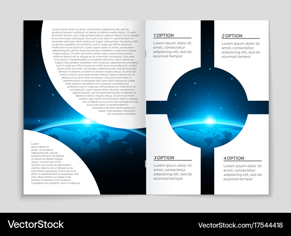 Abstract layout background set for art vector image