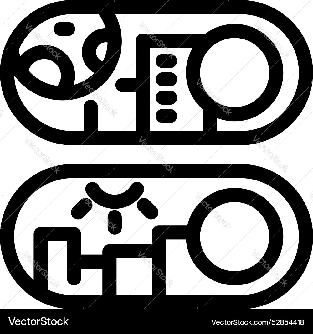 Day and night mode switch button for user Vector Image