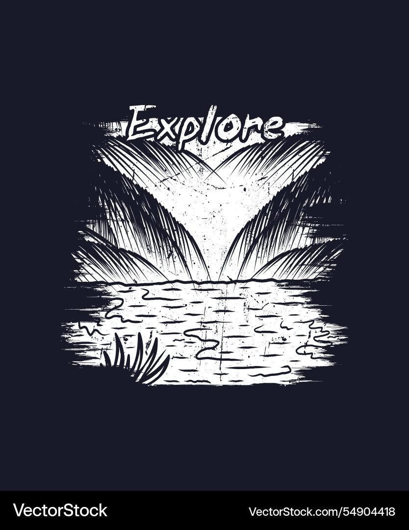 Explore more beach adventure silhouette t shirt Explore more beach adventure silhouette t shirt vector image
