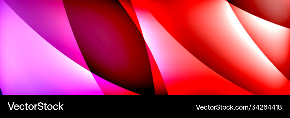 Fluid gradient neon color waves abstract Fluid gradient neon color waves abstract vector image