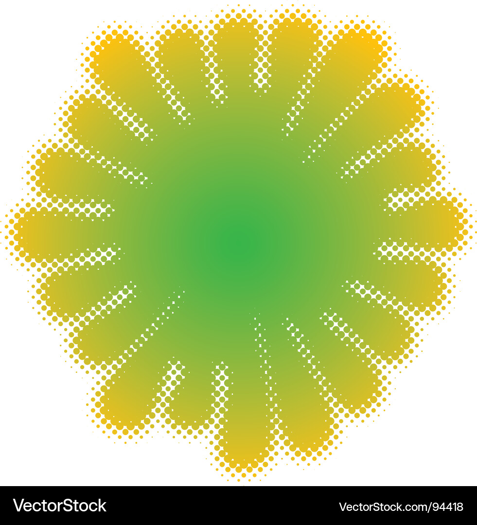 Halftone splatter Vector Image