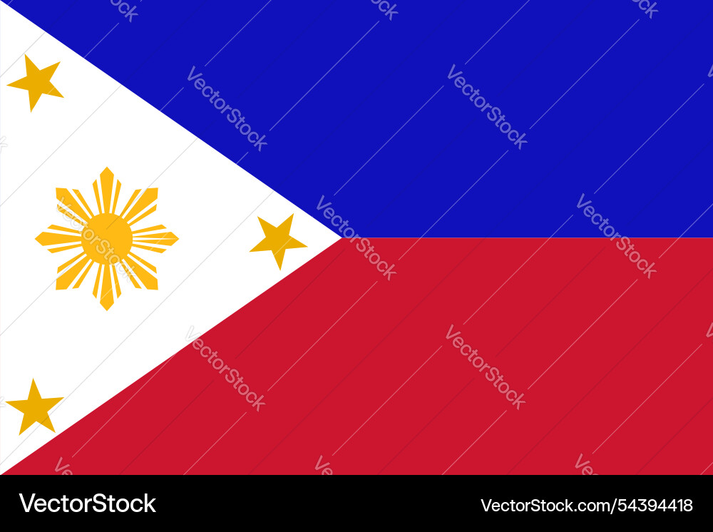 Philippines waving flag pattern background Philippines waving flag pattern background vector image