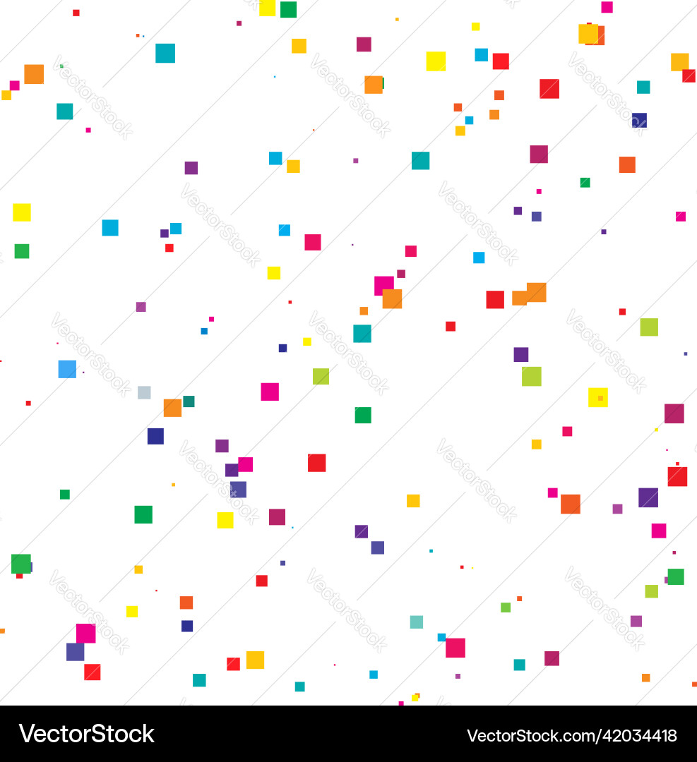 Random scattered squares pattern texture element Random scattered squares pattern texture element vector image