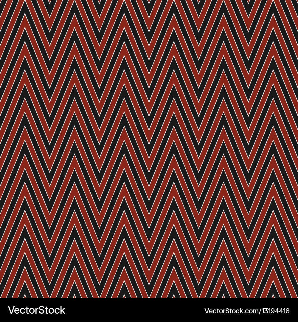 Seamless zig zag stripe pattern background vector image