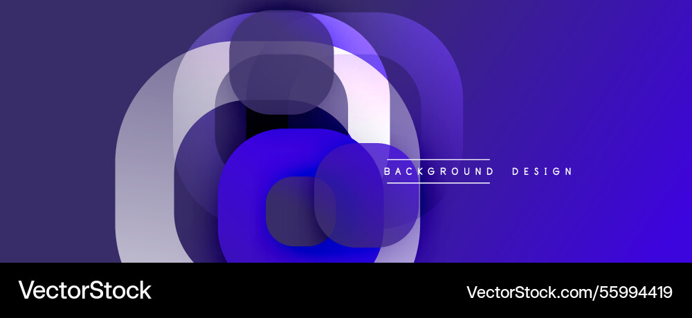 Circular abstract design with overlapping Circular abstract design with overlapping vector image