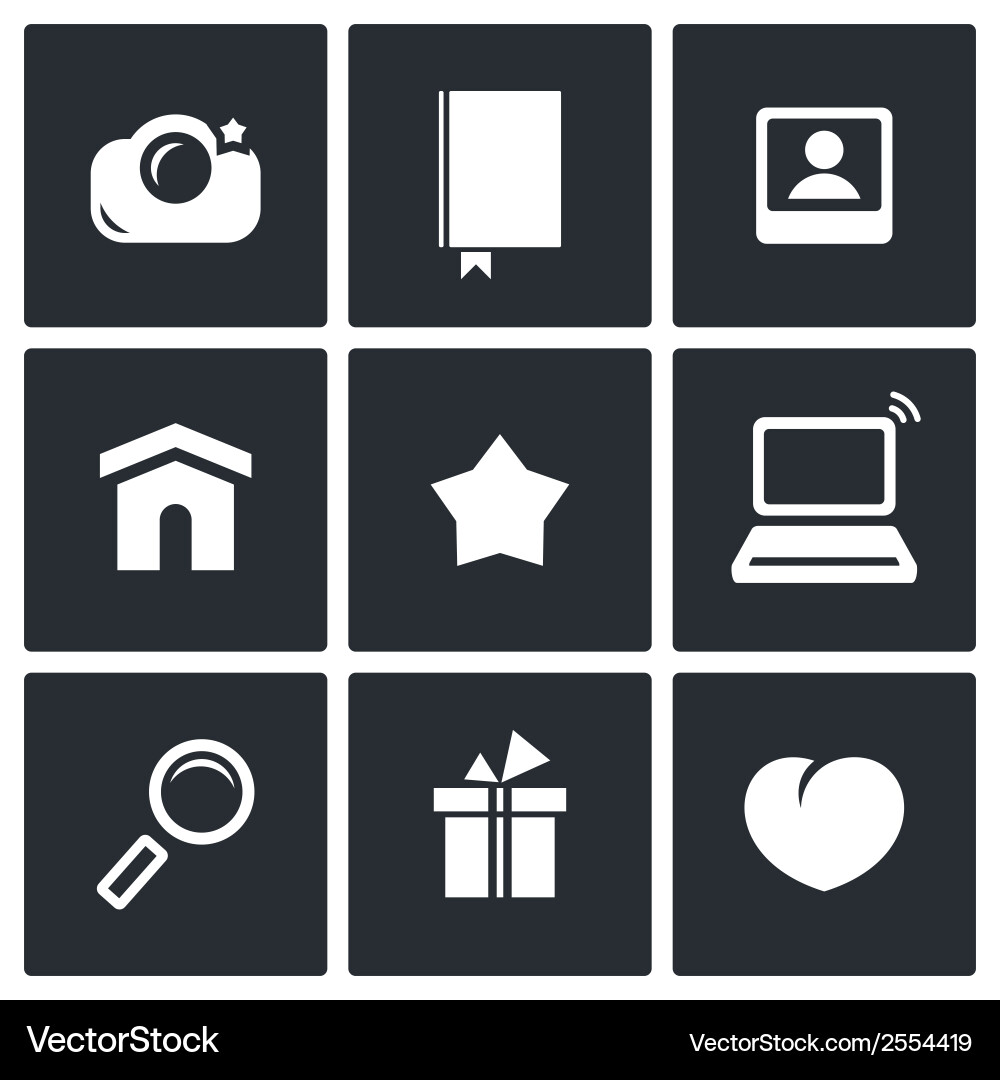 Design for web and mobile vector image