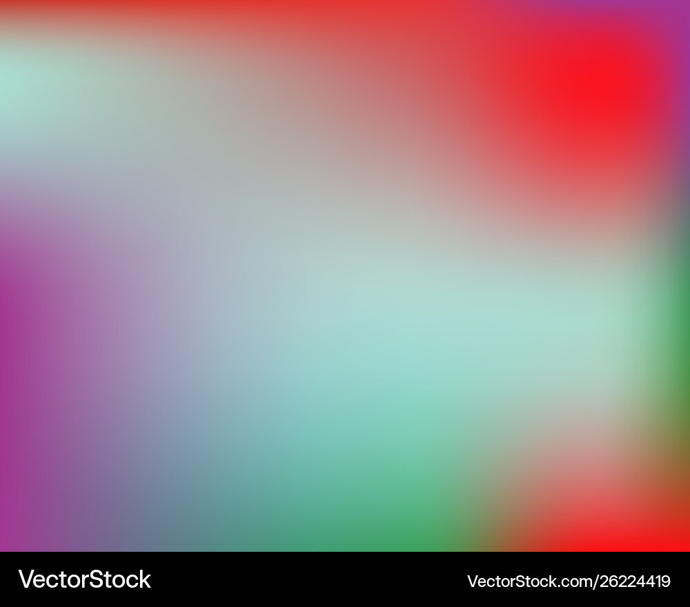 Gradient mesh painted in different colors vector image