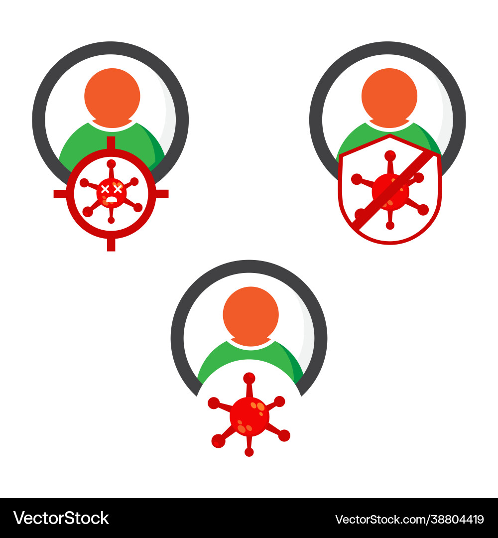 Virus with user design warning Virus with user design warning vector image
