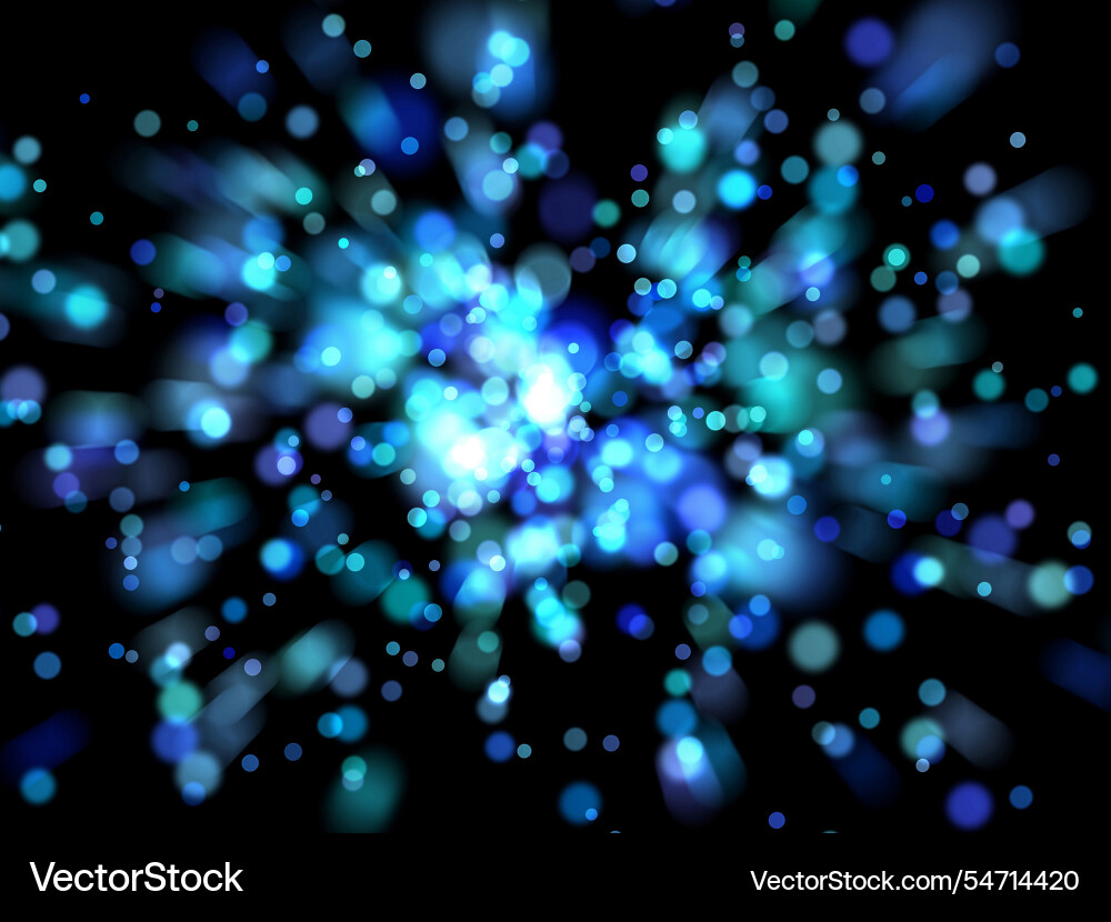 Bokeh as background vector image