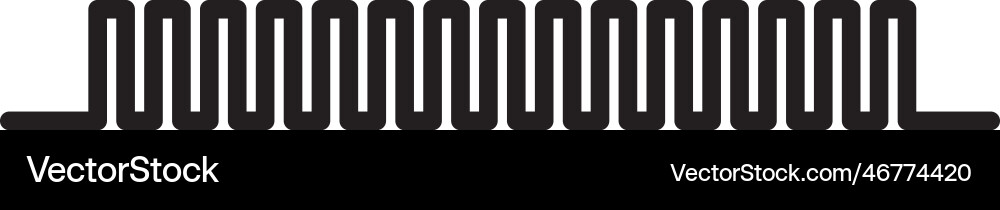 Border line geometric shape element horizontal Border line geometric shape element horizontal vector image