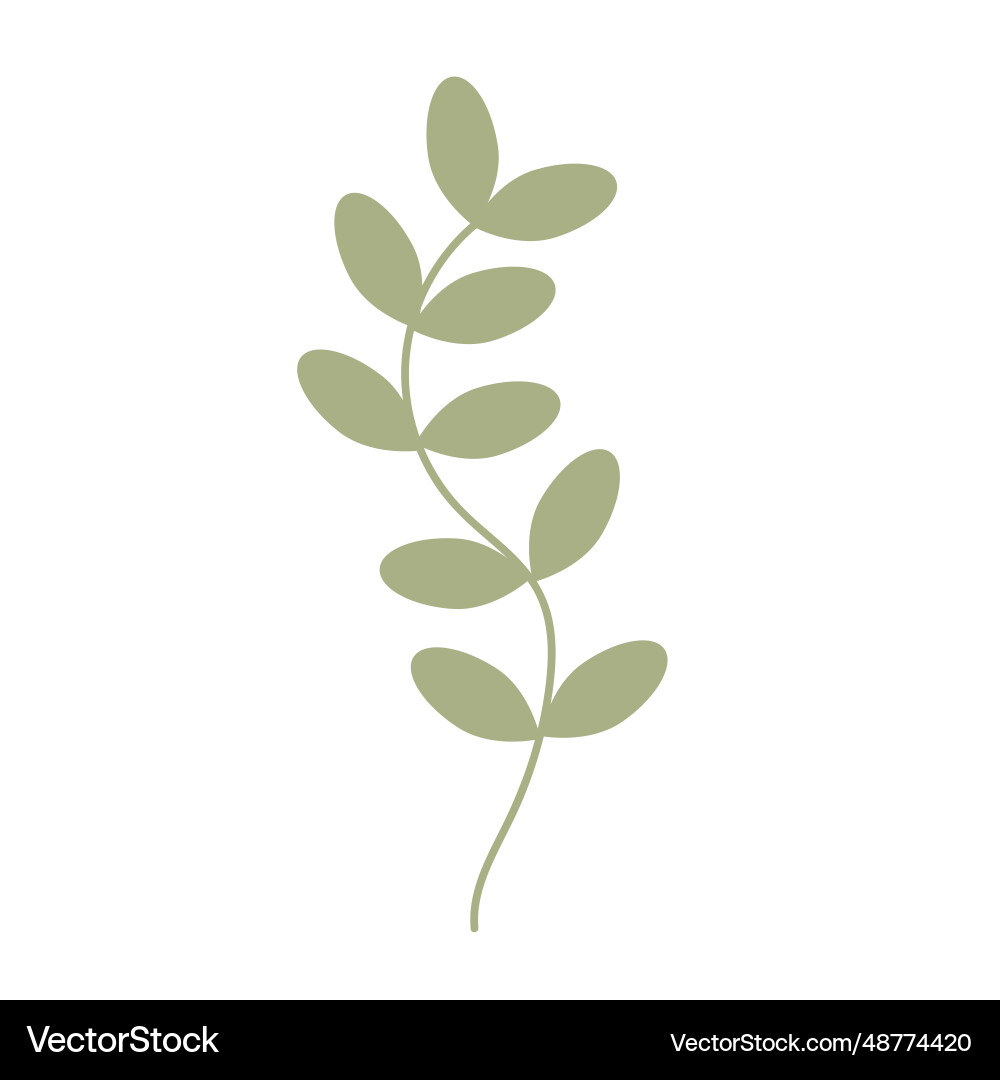 Decorative boho twig abstract geometric element Decorative boho twig abstract geometric element Vector Image