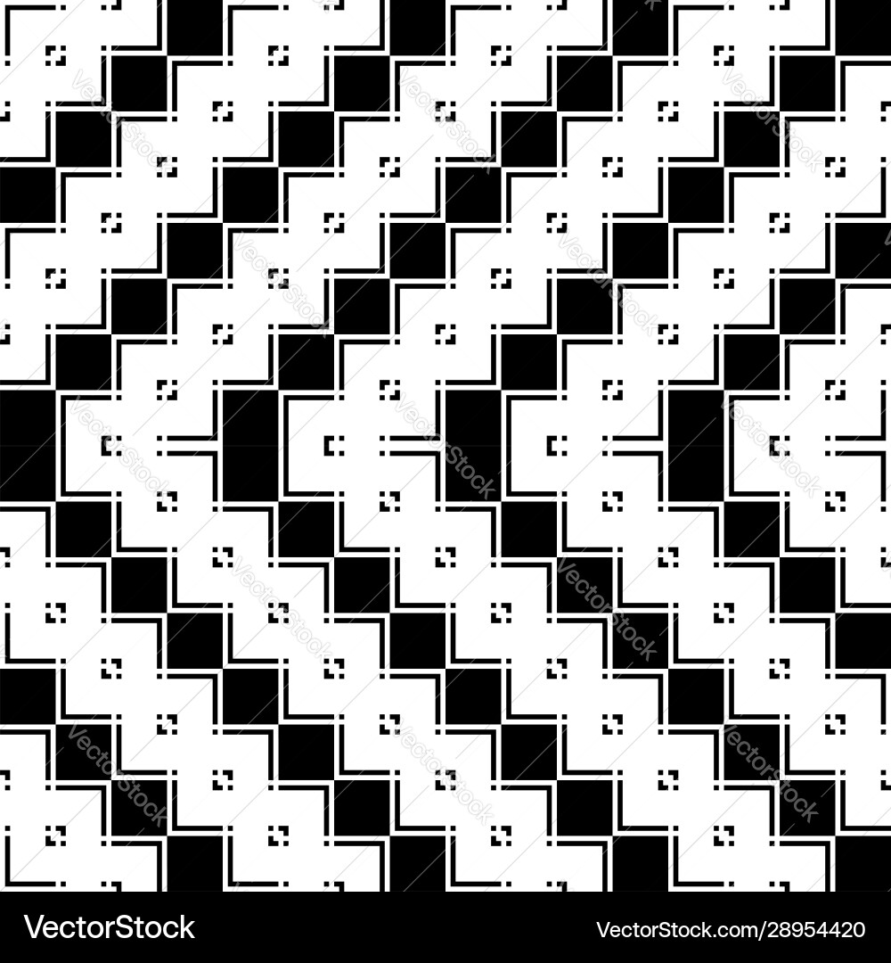 Design seamless monochrome grid pattern Vector Image