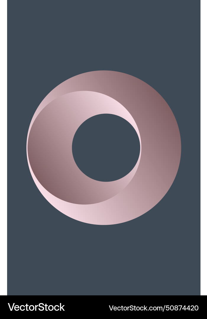Ellipses with gradient fill vector image