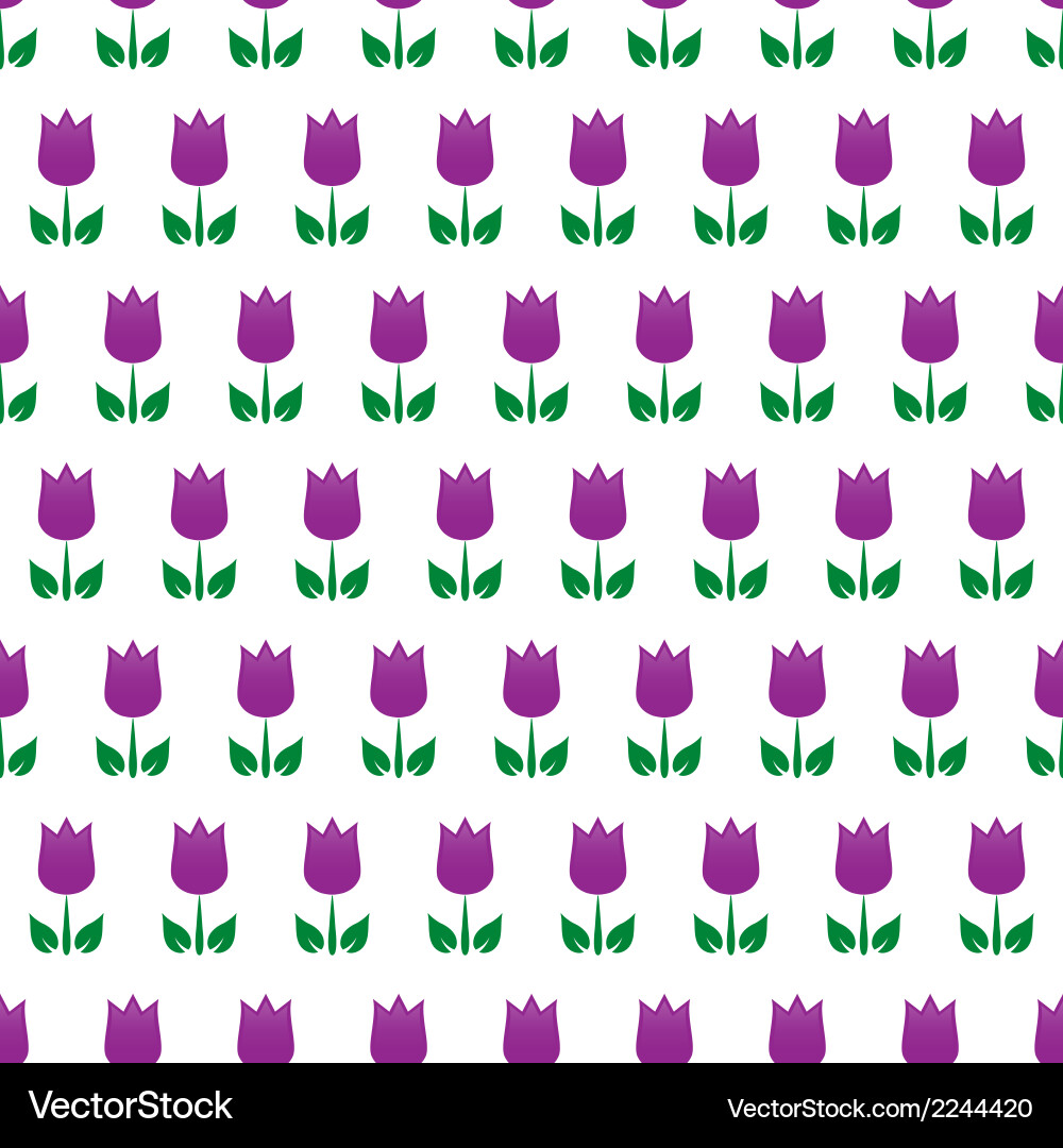 Flower seamless background Royalty Free Vector Image