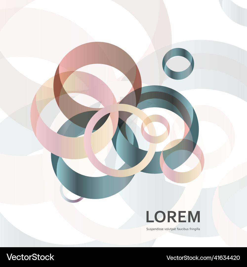 Modern design with abstract circle shapes for your Modern design with abstract circle shapes for your vector image