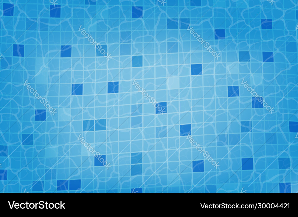 Abstract realistic swimming pool from top view Abstract realistic swimming pool from top view vector image