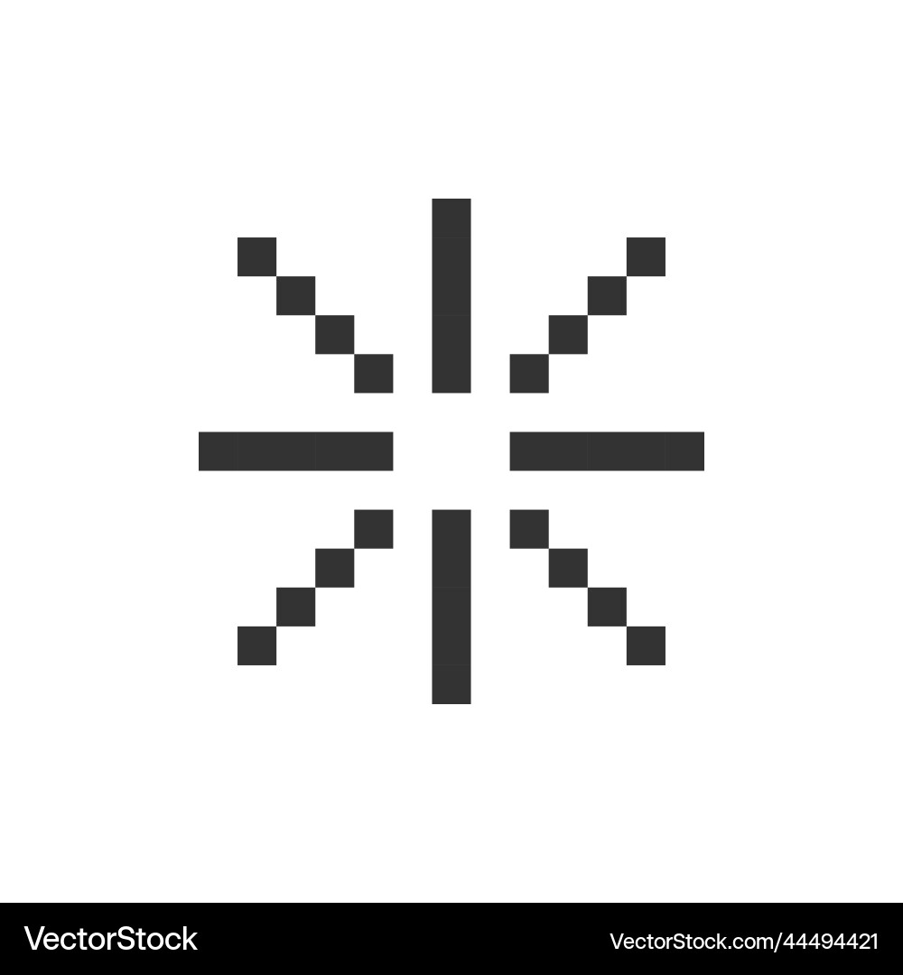 Anzeige laden pixelated ui icon Anzeige laden pixelated ui icon vektorbild