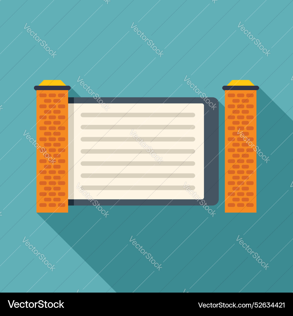 Automatic sliding gate closing with brick columns Automatic sliding gate closing with brick columns Vector Image
