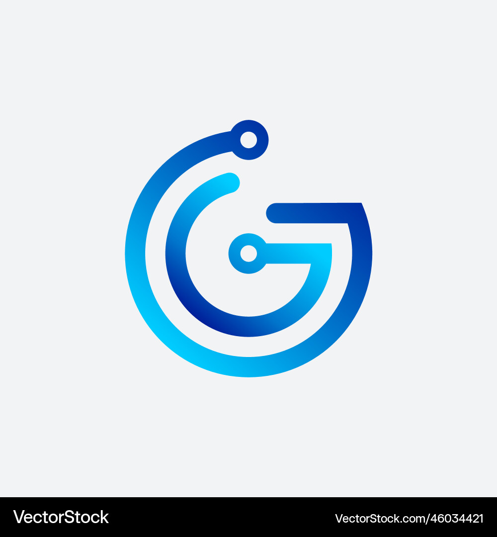 Crypto G Logo - Abstract Tech – Royalty-Free Vector | VectorStock