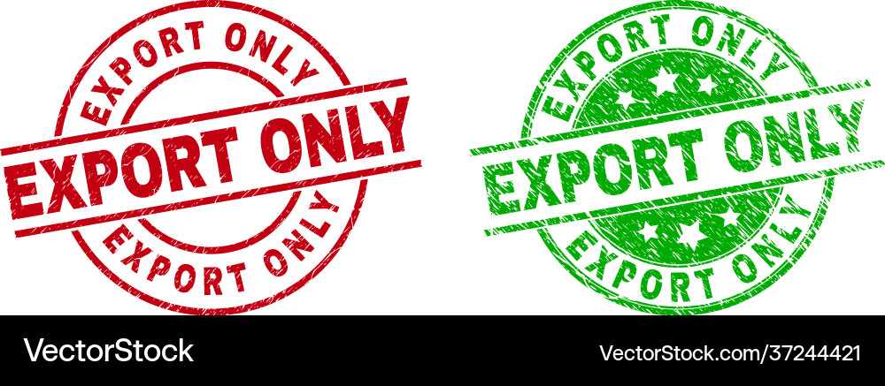 Export only round stamps using unclean style Vector Image