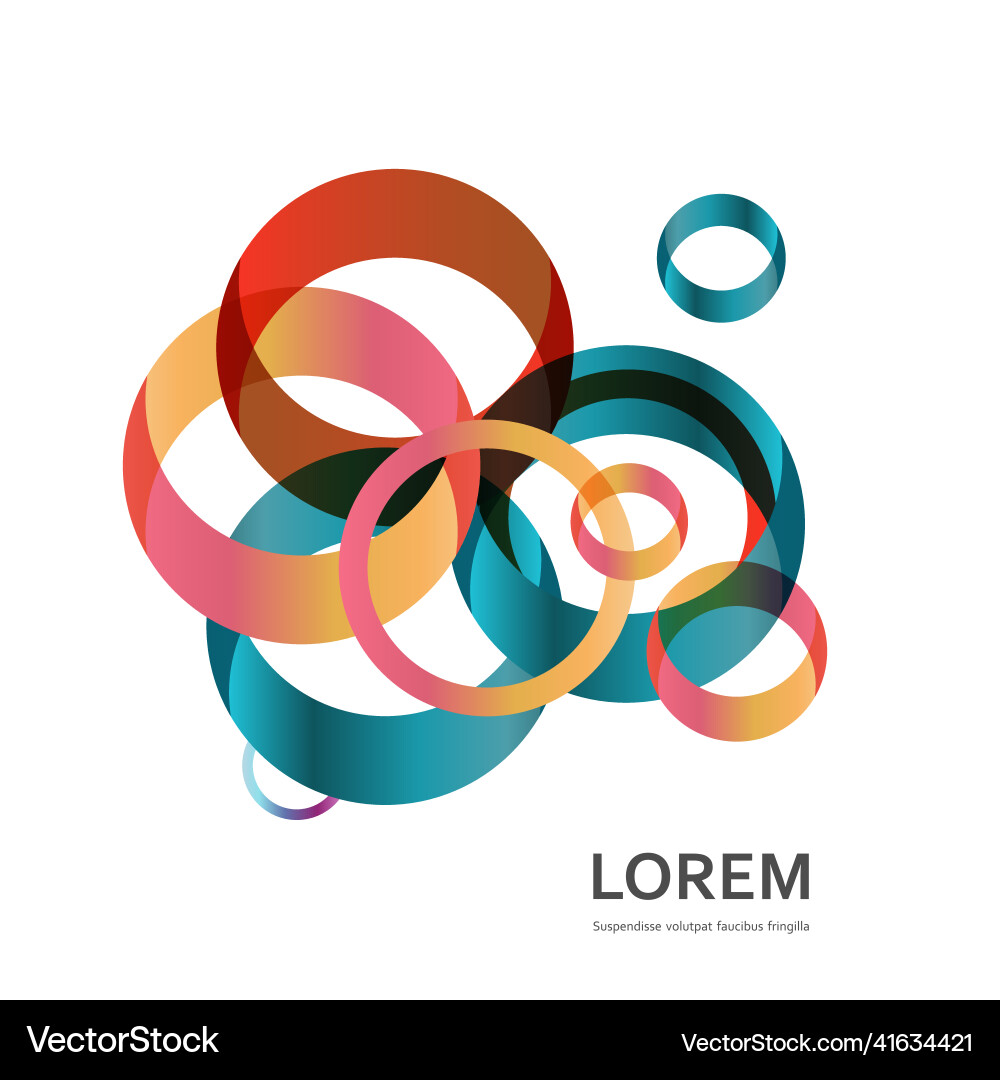 Modern design with abstract circle shapes for your Modern design with abstract circle shapes for your vector image