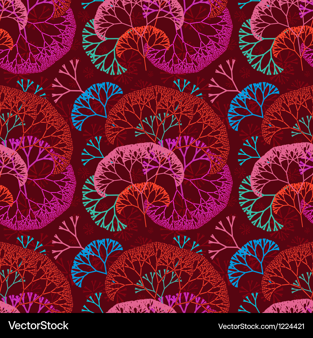 Retro seamless colorful pattern background vector image