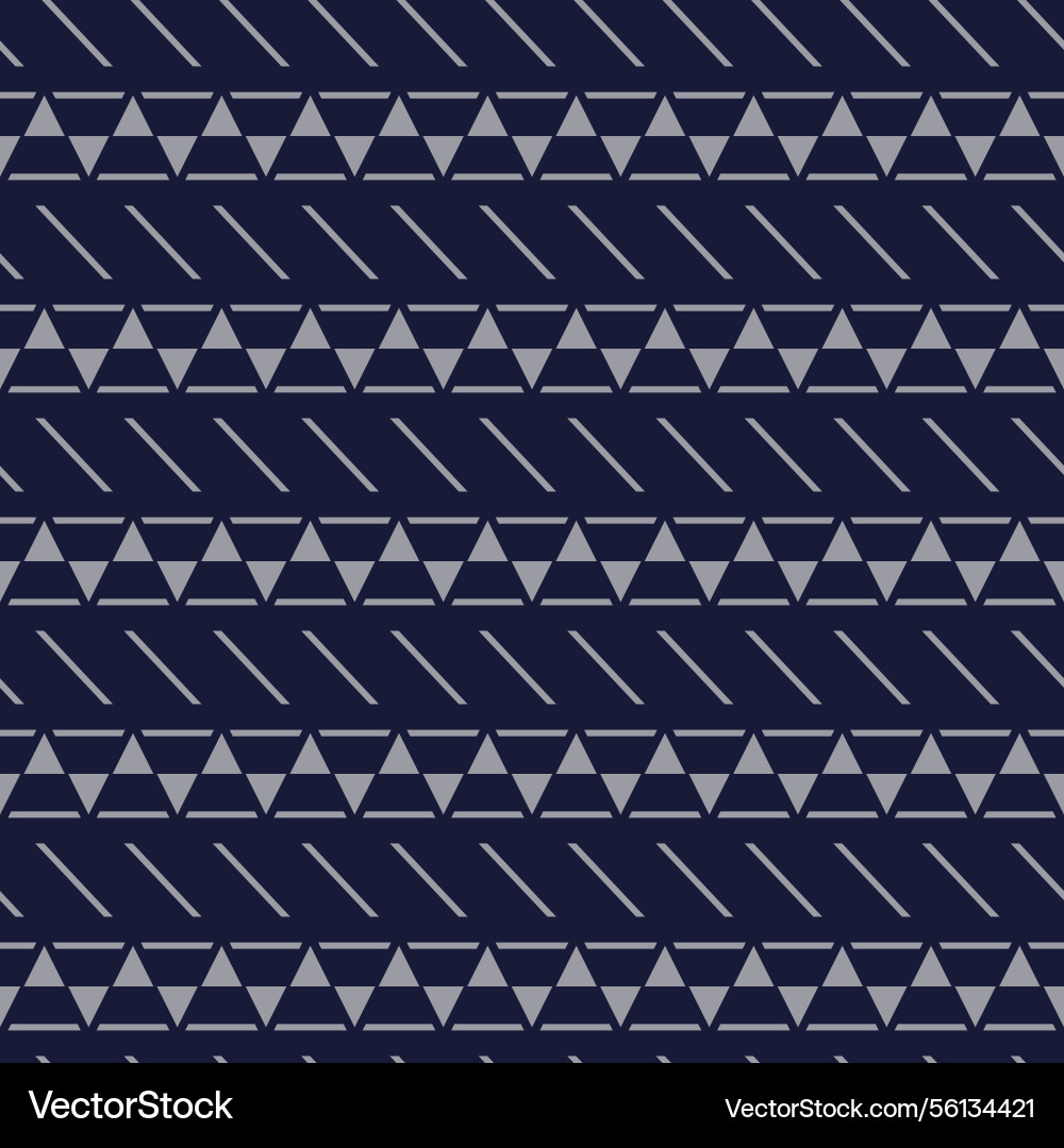 Seamless pattern of geometric elements abstract Vector Image