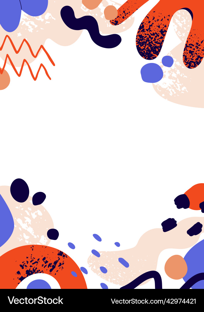 Trendy abstract background design with random Trendy abstract background design with random vector image