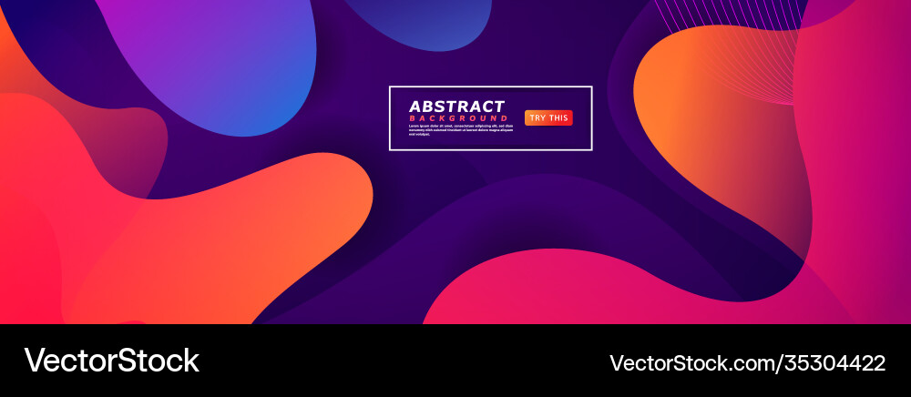 Abstract colorful background design with dynamic vector image