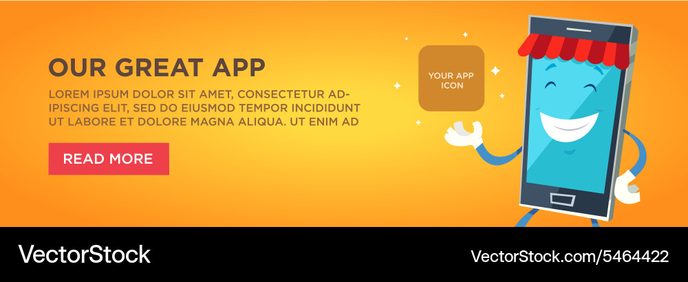 Flat design phone character concepts web banner Vector Image