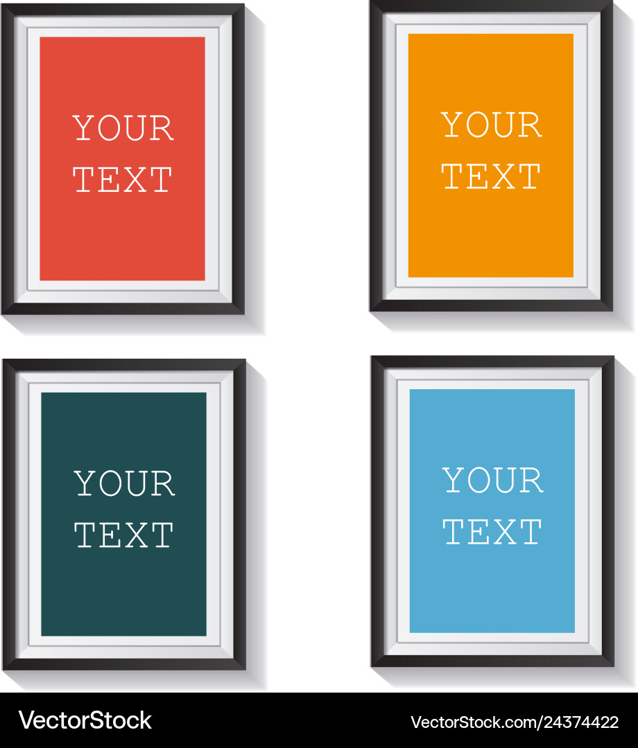 Format paper design with text picture frame Format paper design with text picture frame vector image